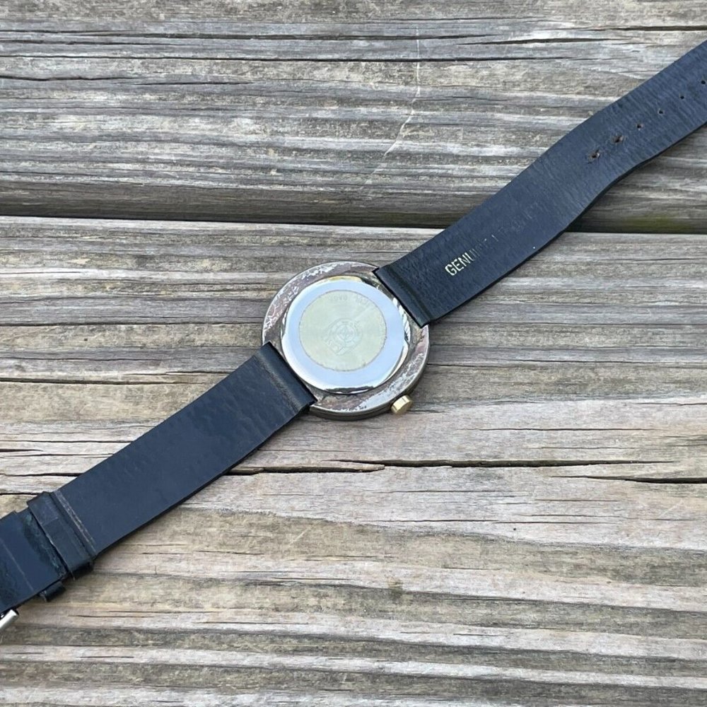 Fossil Men Wrist Watch Analog Black Leather Band Vintage Watch - Picture 6 of 10